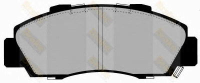 BRAKE ENGINEERING pa1343 -  Комплект тормозных колодок, дисковый тормоз